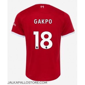 Liverpool Cody Gakpo #18 Kotipaita 2023-24 Lyhythihainen